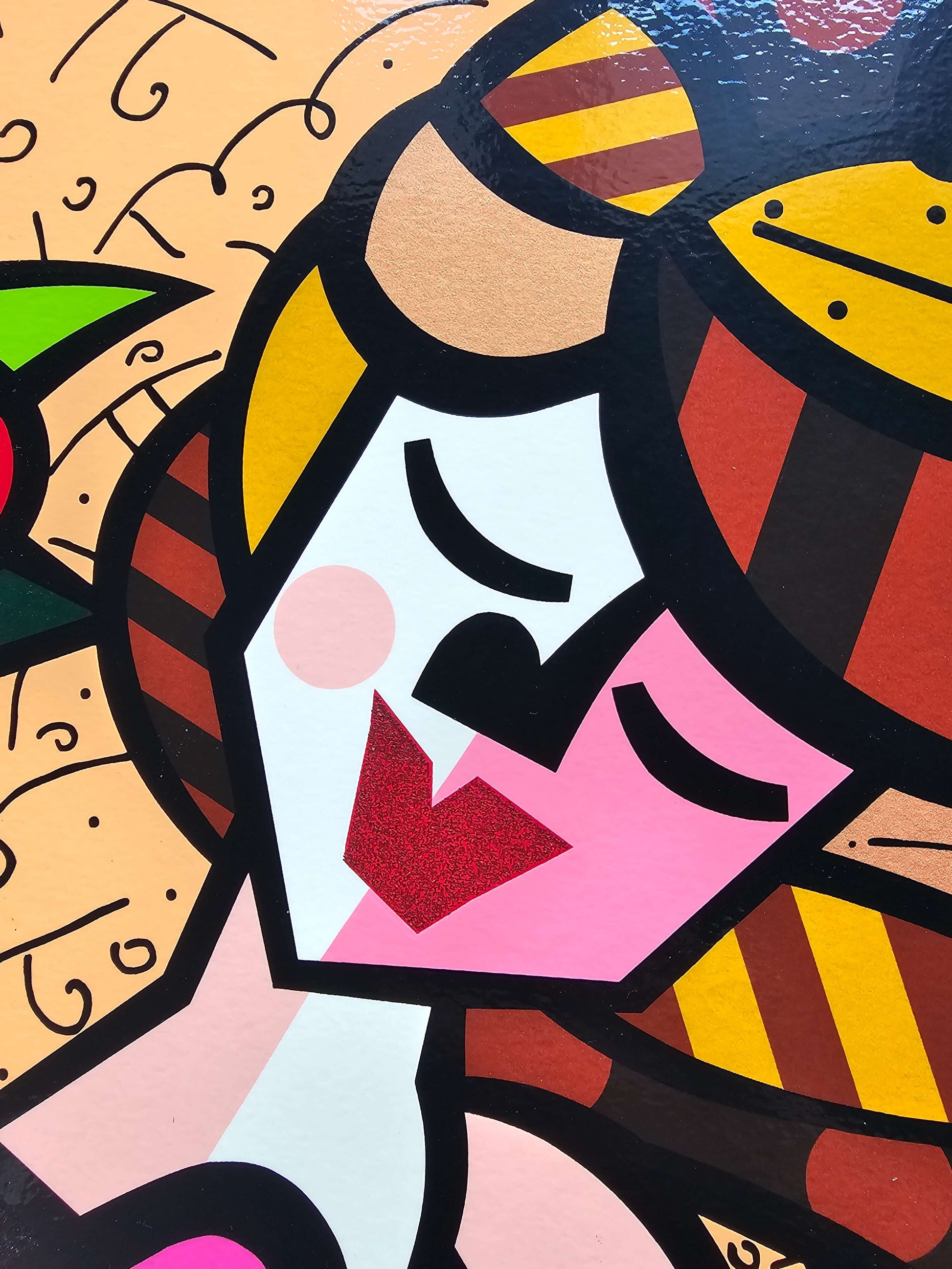 Romero Britto "Follow Me" Serigraph
