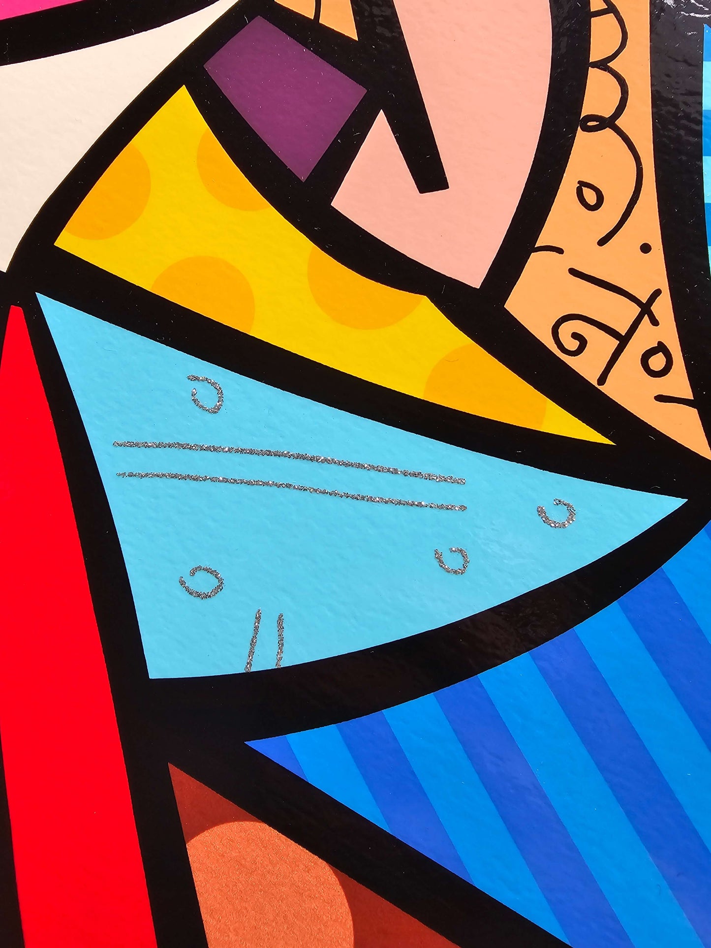 Romero Britto "Follow Me" Serigraph