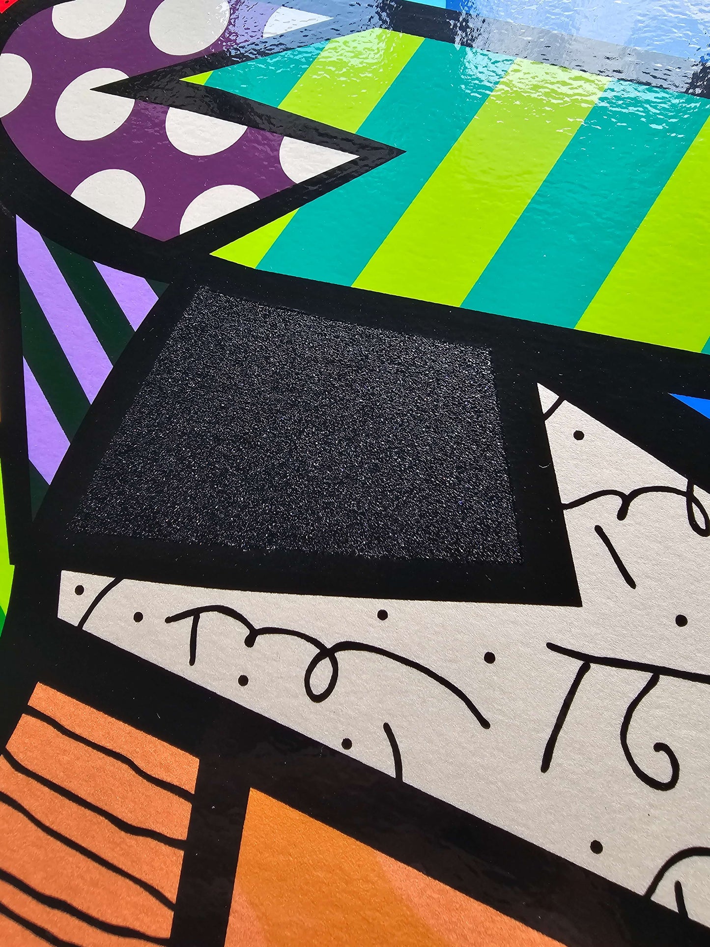 Romero Britto "Follow Me" Serigraph