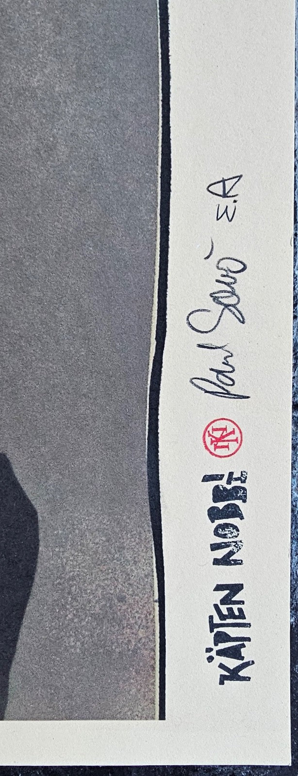 Käpten Nobbi "Ringelshirt Käpten" hand signed limited edition print