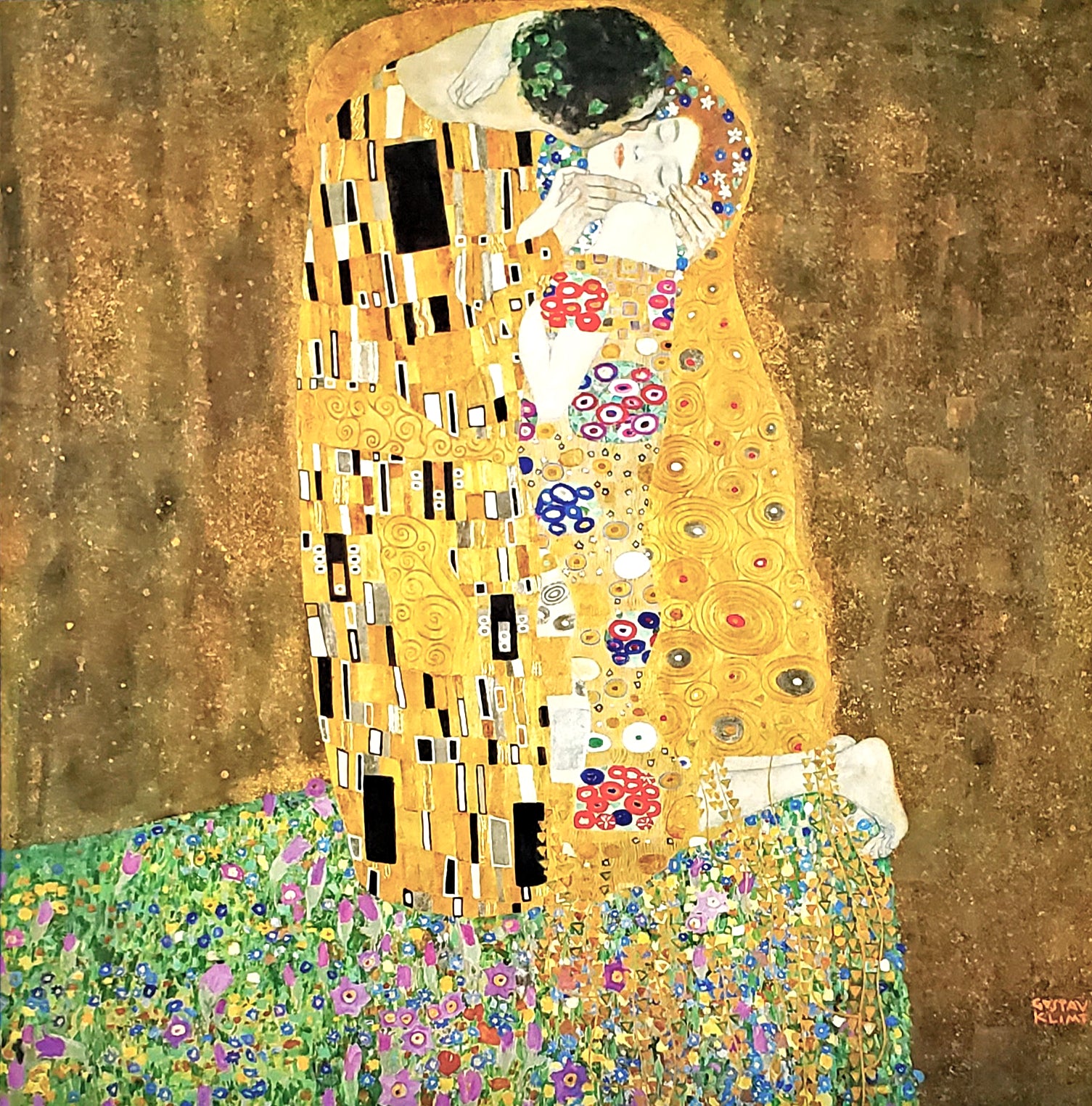 Gustav Klimt The Kiss Fine Art Print GawsyGallery Gustav Klimt The Kiss Fine Art Print GawsyGallery