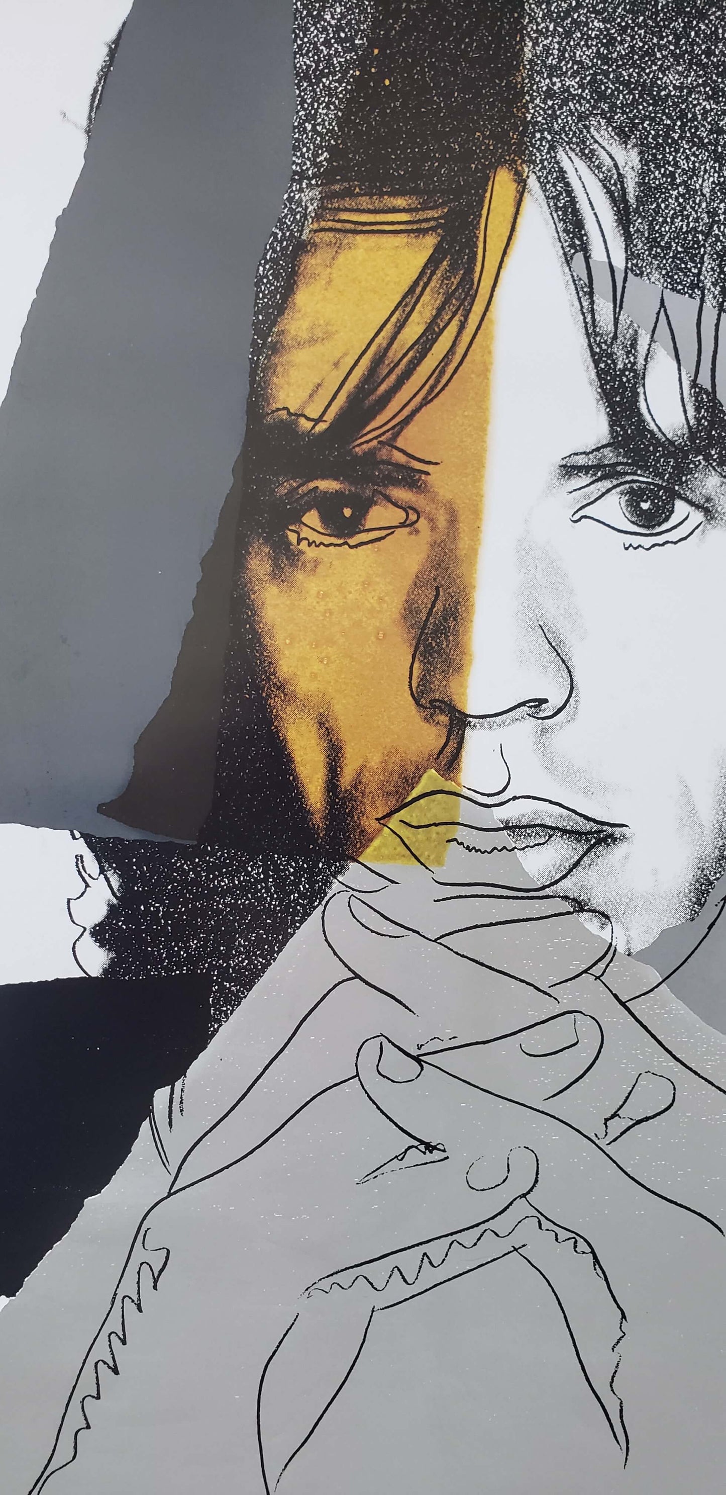 Andy Warhol "Mick Jagger 1975" Poster