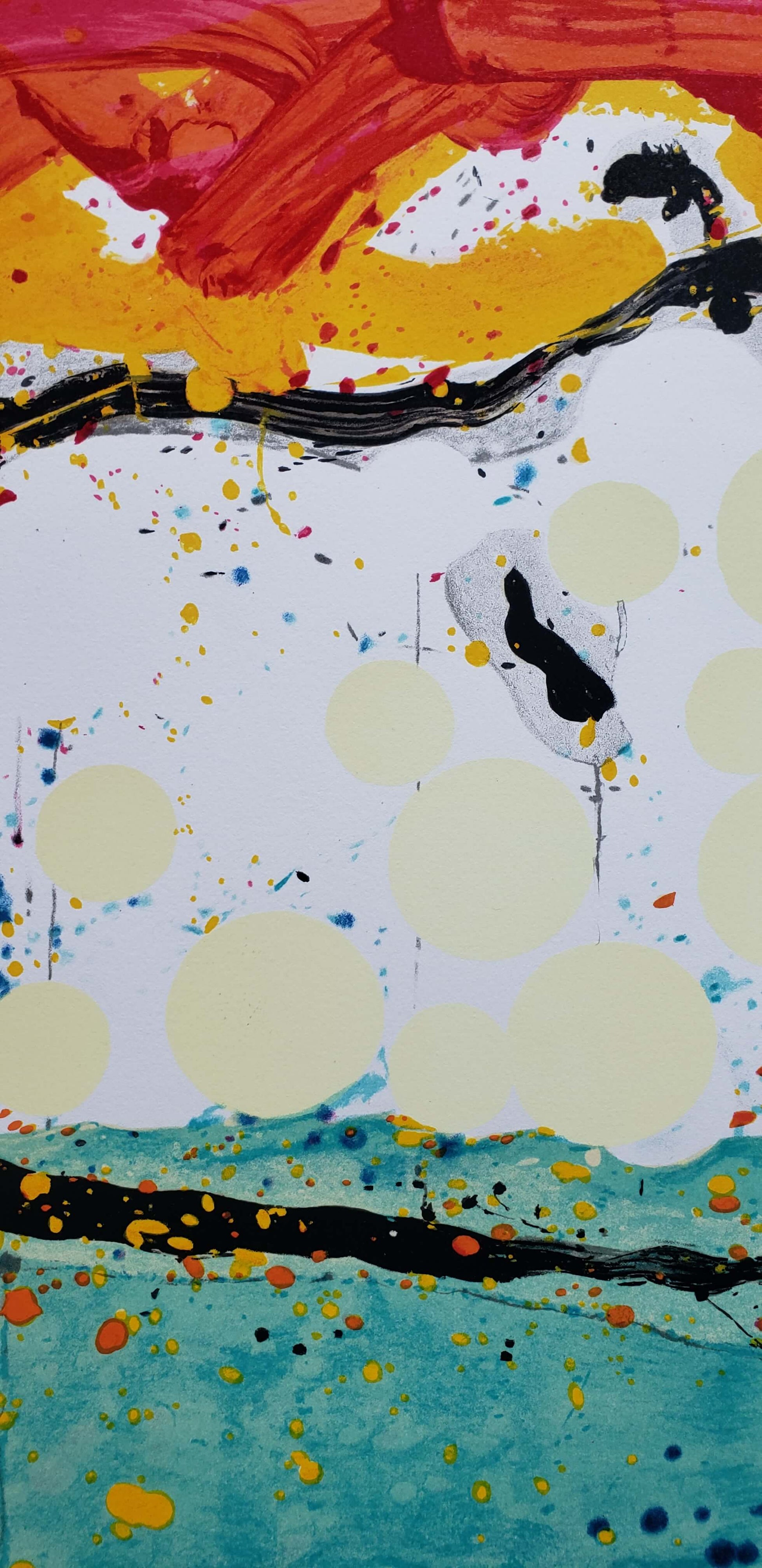 Bora Bora Boogie Oogie Peanuts Snoopy dog swimming by Tom Everhart detail