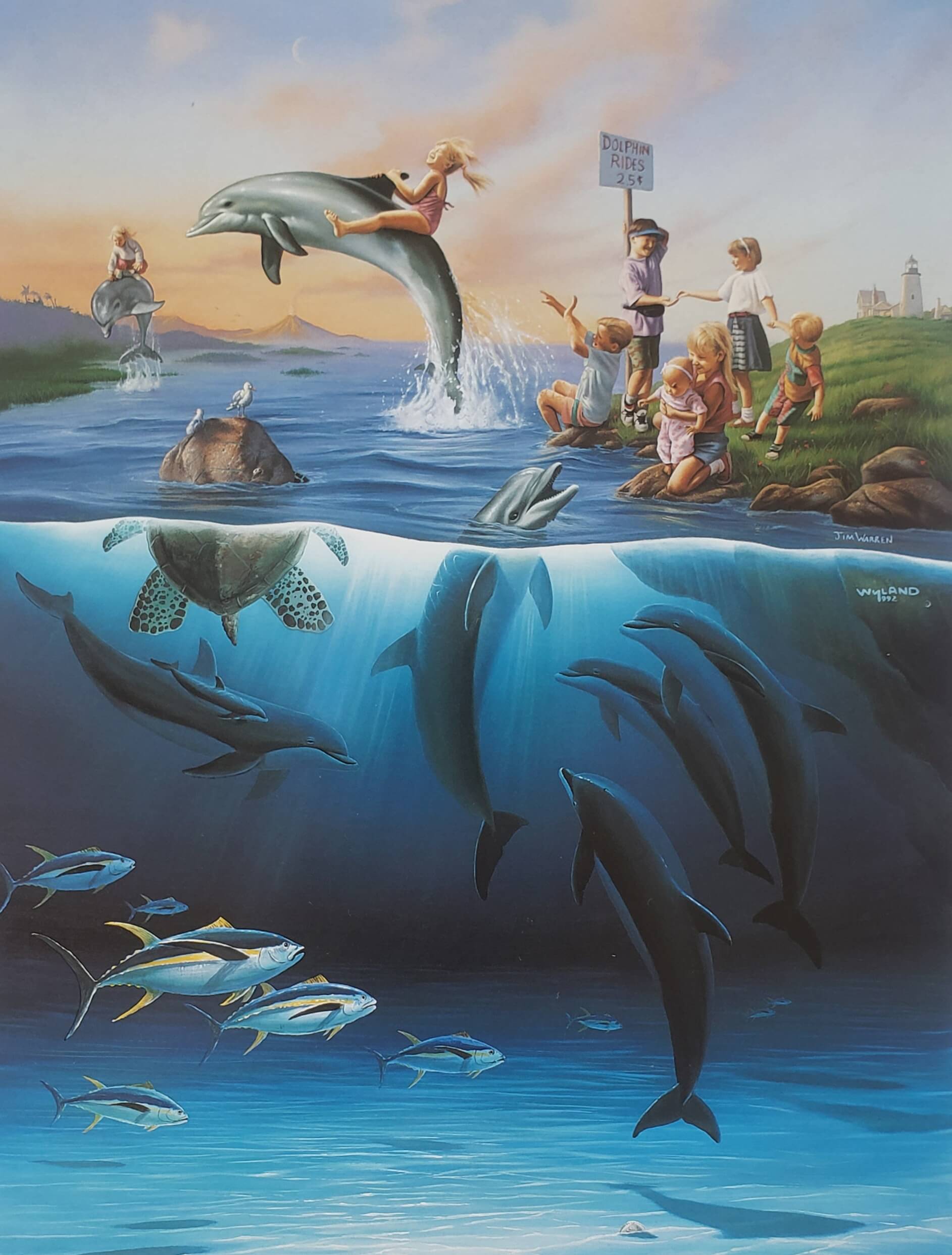 ROBERT WYLAND & JIM WARREN "DOLPHIN RIDES"