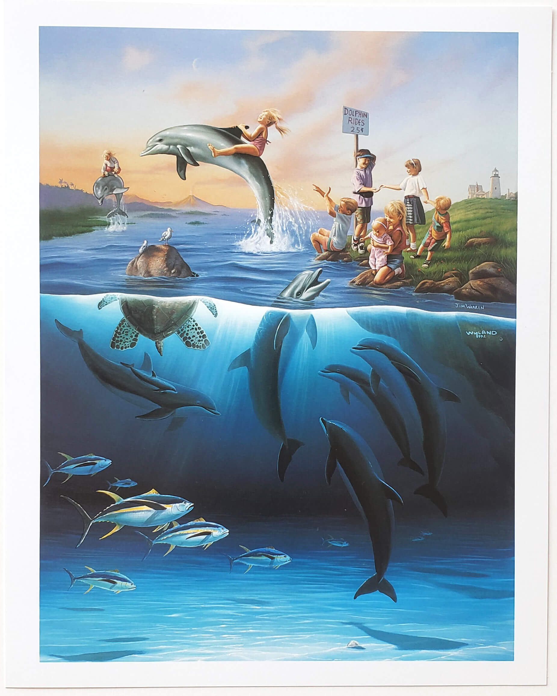 ROBERT WYLAND & JIM WARREN "DOLPHIN RIDES"