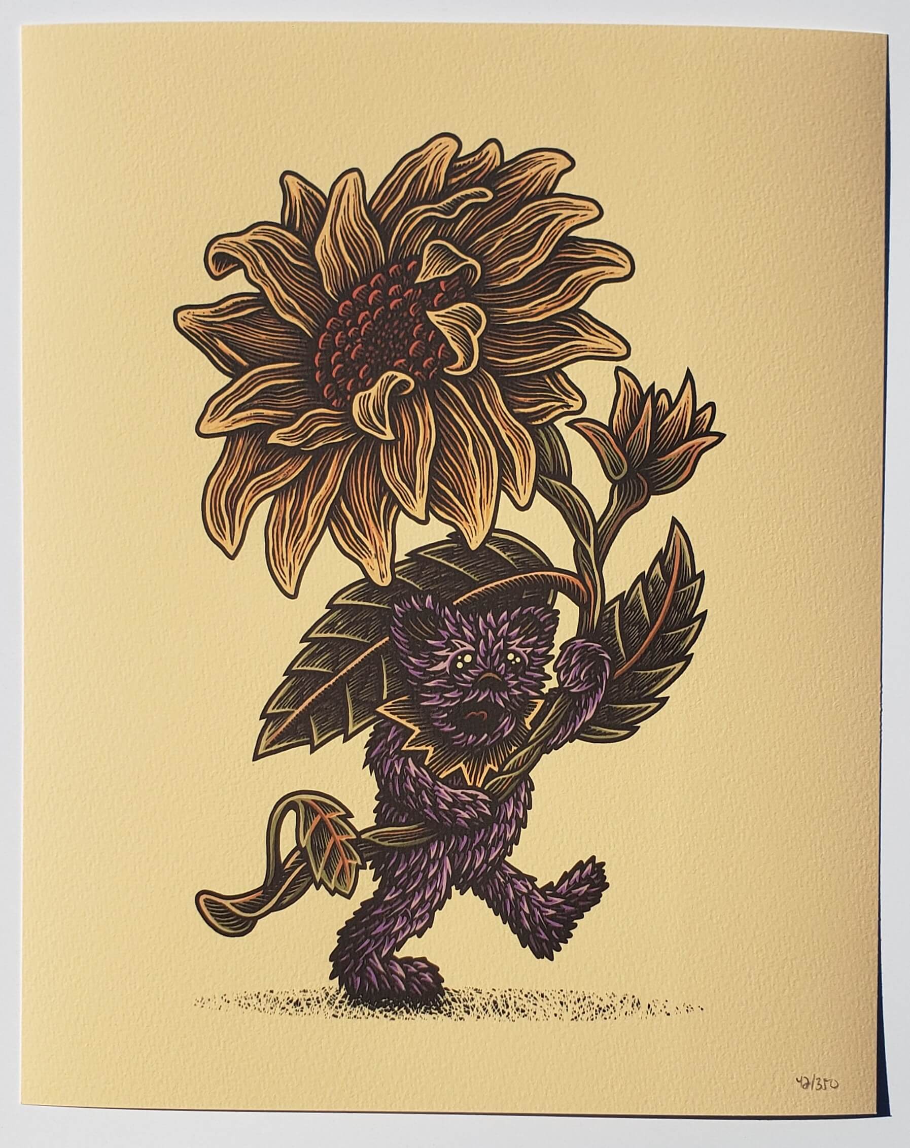 Grateful Dead Luke Martin Sunflower flower art