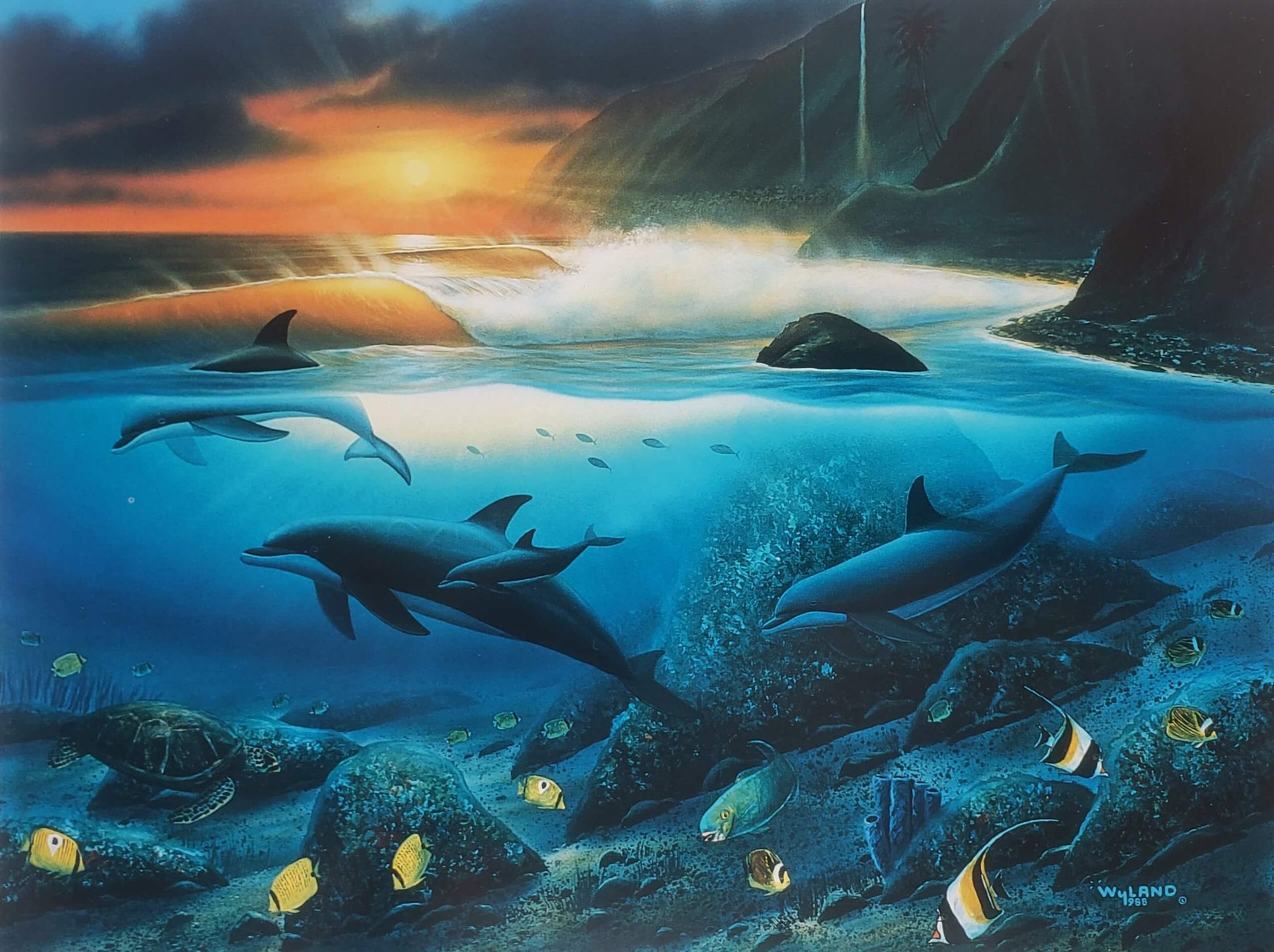 Wyland "Island Dolphins"
